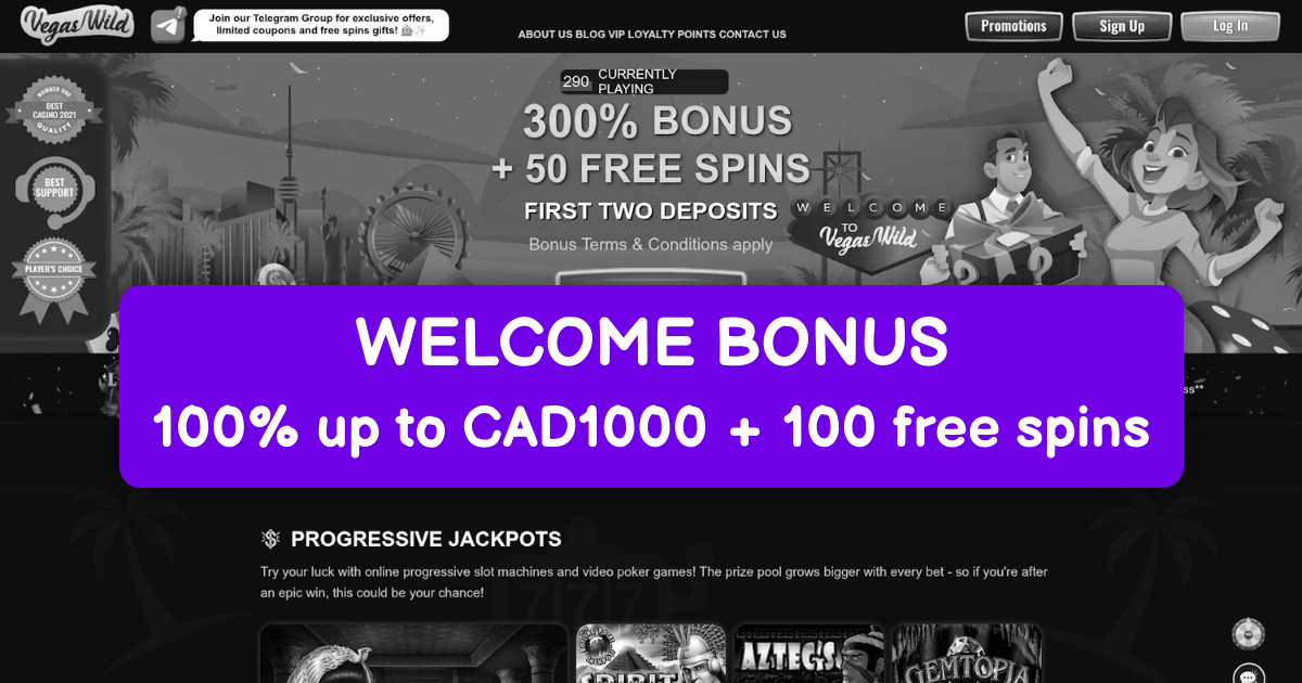 Vegas Wild Casino - Canada's Fast Payout Casino